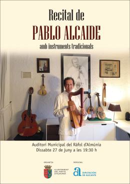 RECITAL PABLO ALCAIDE