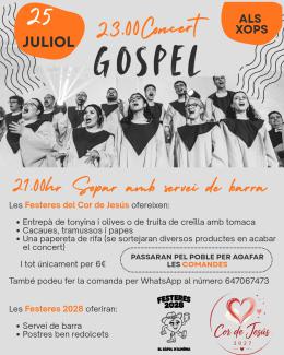 Sopar dissabte 25 de Juliol Festeres Cor de Jesús